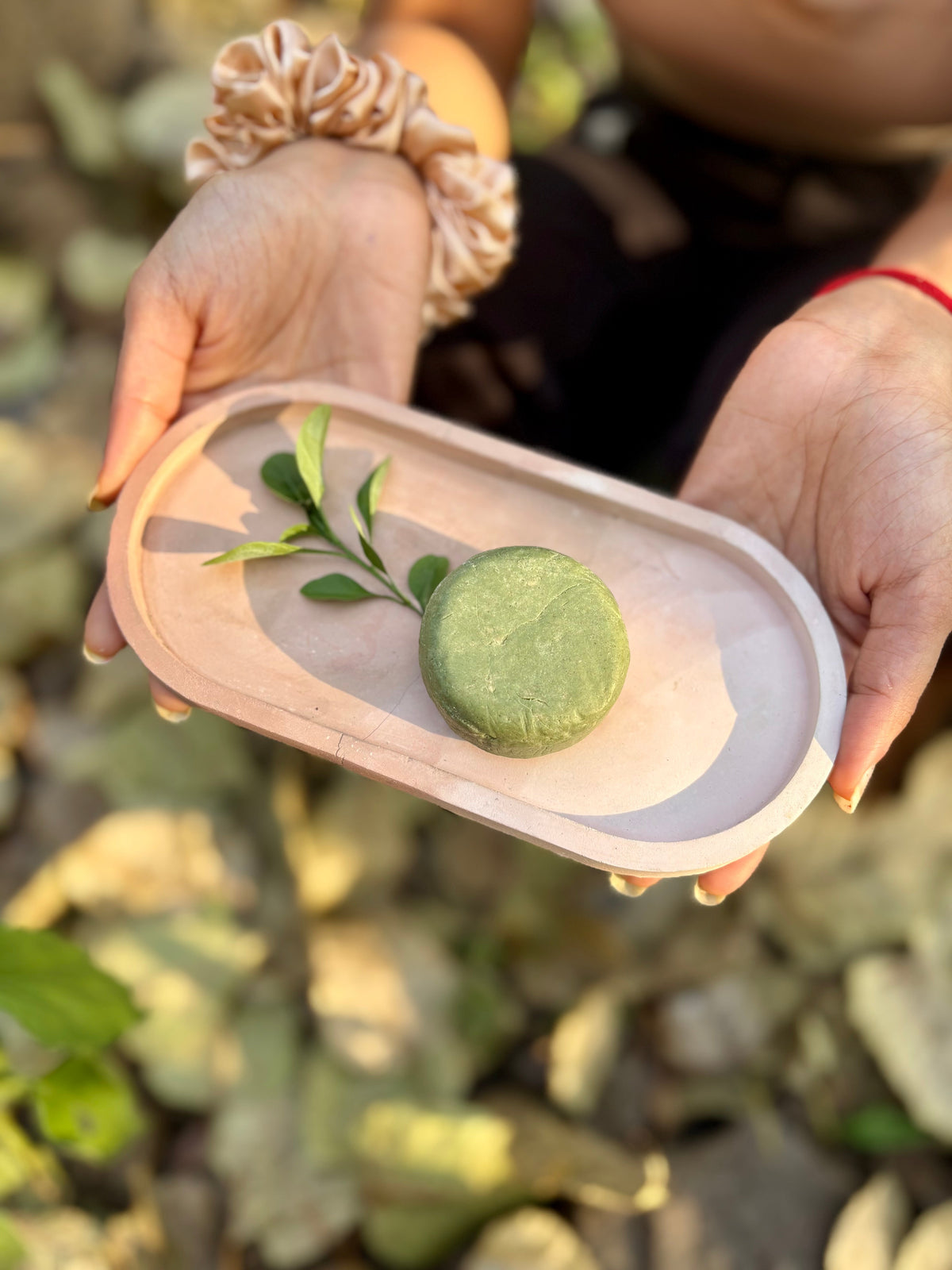 Forest nourishing herbal shampoo bar with bhringraj and argan oil