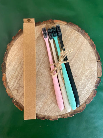 Wheatstraw Toothbrush (Pack of 4)